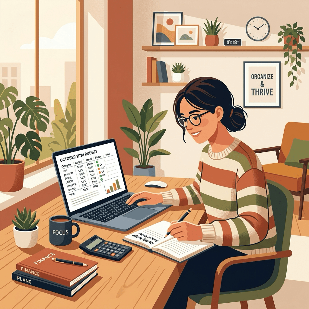 How to Keep a Lightweight Monthly Expense Log and Budget Matrix