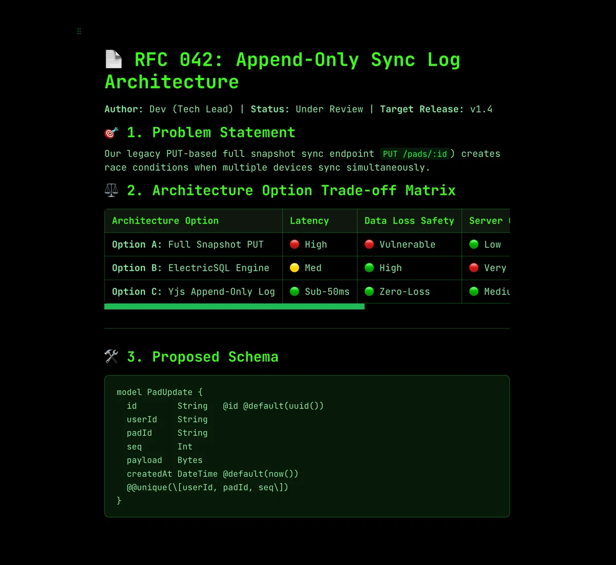 Benchpad — a scratchpad, not a graph to tend